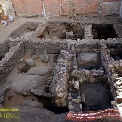 Vista general de la excavación en la C/ Pedro Lagasca, Ávila