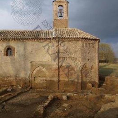 Excavación en la ermita de la Virgen del Puente, León